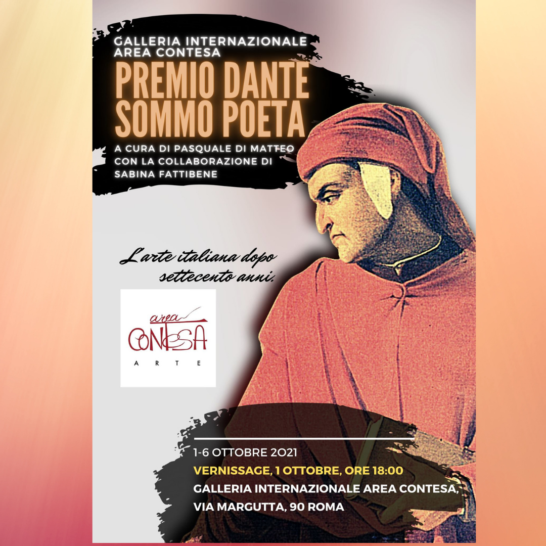 Premio Dante Sommo Poeta - Galleria Area Contesa Roma - Anno 2021
